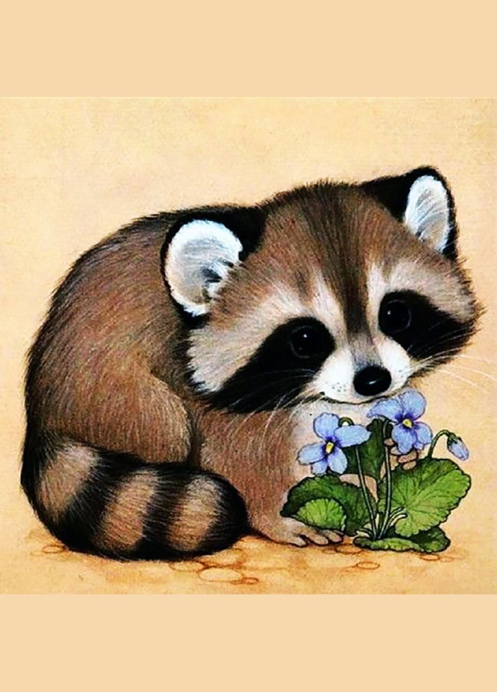 Набір алмазної вишивки "Єнотик" Чарівний діамант (302752308)