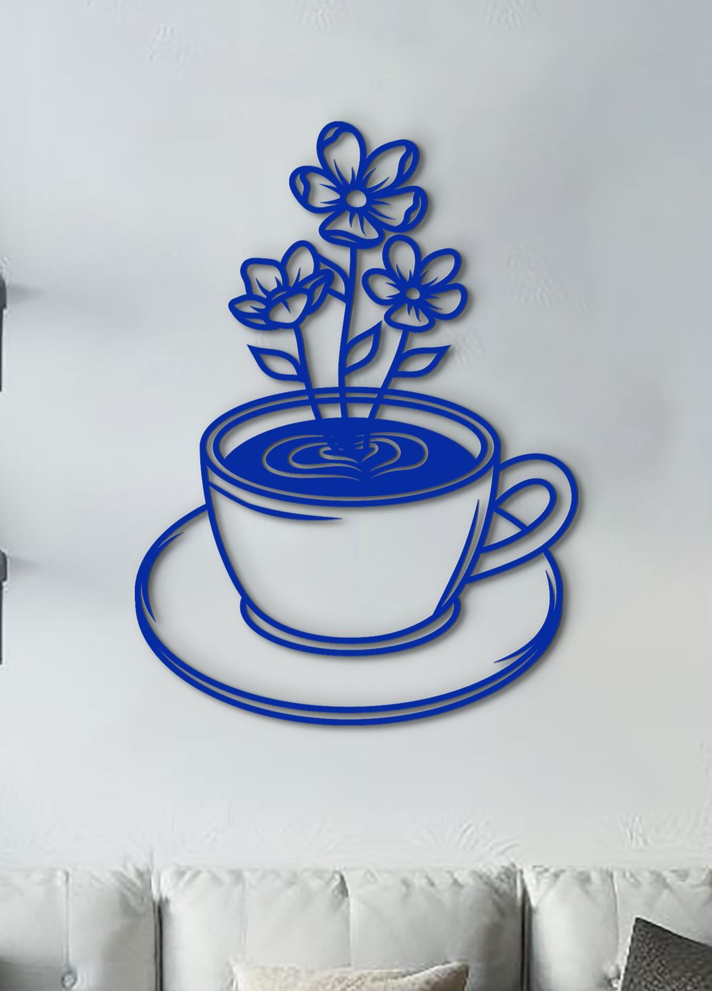 Сучасна картина на кухню, декор для кімнати "Ромашковий чай", декоративне панно 40х30 см Woodyard (292013562)