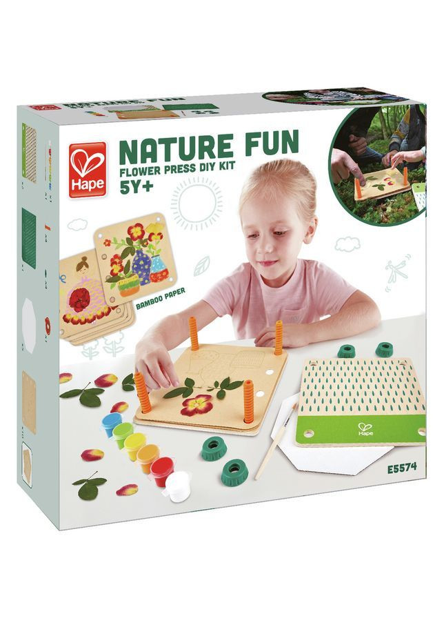 Пресс для цветов Nature Fun Гербарий с красками () Hape E5574 (366666950)