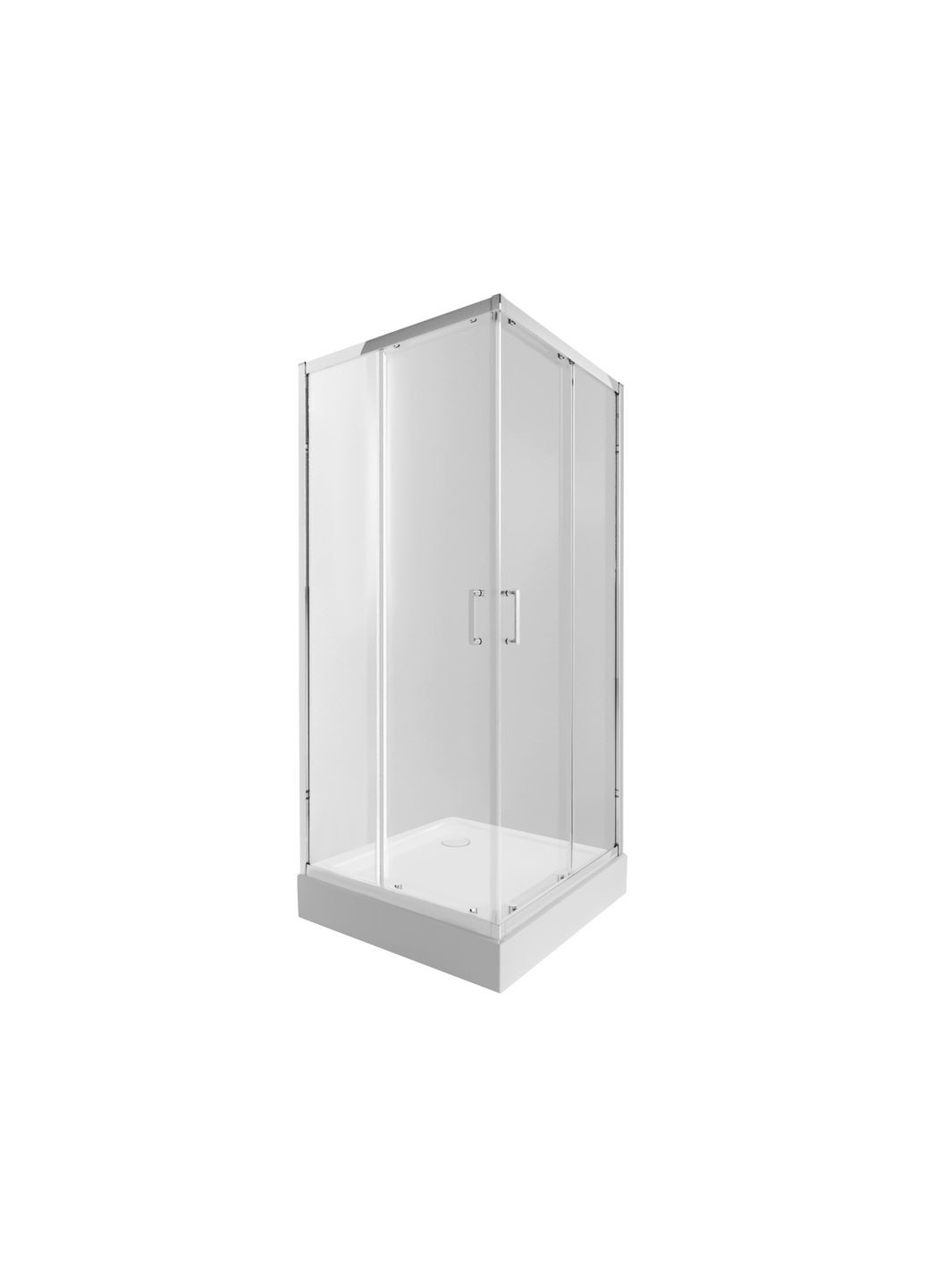 Набір душова кабіна Taurus CRM1099SC6 Clear 2020x900x900 мм + піддон Tern 309912C 90x90x12 см з сифоном Qtap Душова кабіна CRM1099SC6. Піддон: Tern 309912C. (337514866)