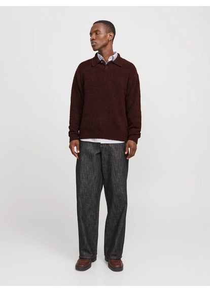 Коричневый зимний джемпер джемпер Jack & Jones Polo