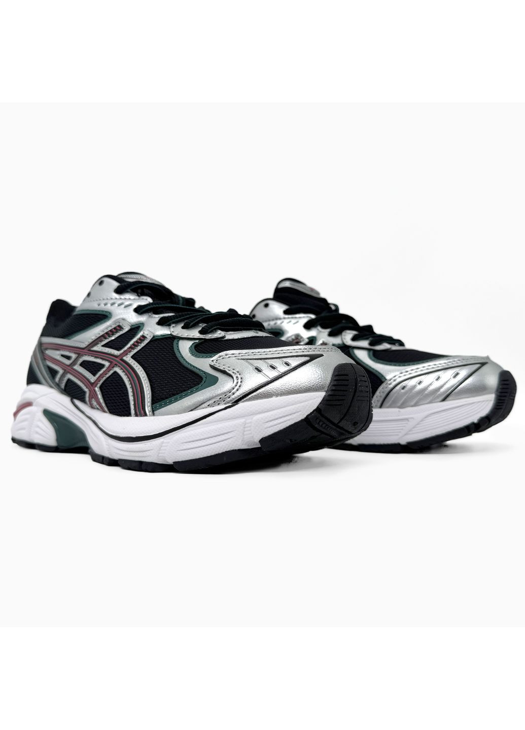 КРОСІВКИ ЖІНОЧІ ASICS GT-2160 BLACK / SILVER / RED АСІКС GT-2160 No Brand чорні демісезони (367166800)