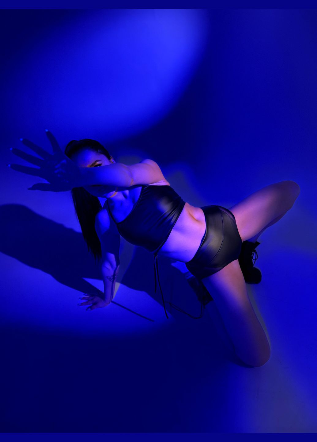 Топ на зав'язках із відкритою спинкою шкіряний Peach Power Топ з відкритою спинкою на зав'язках (300373372)