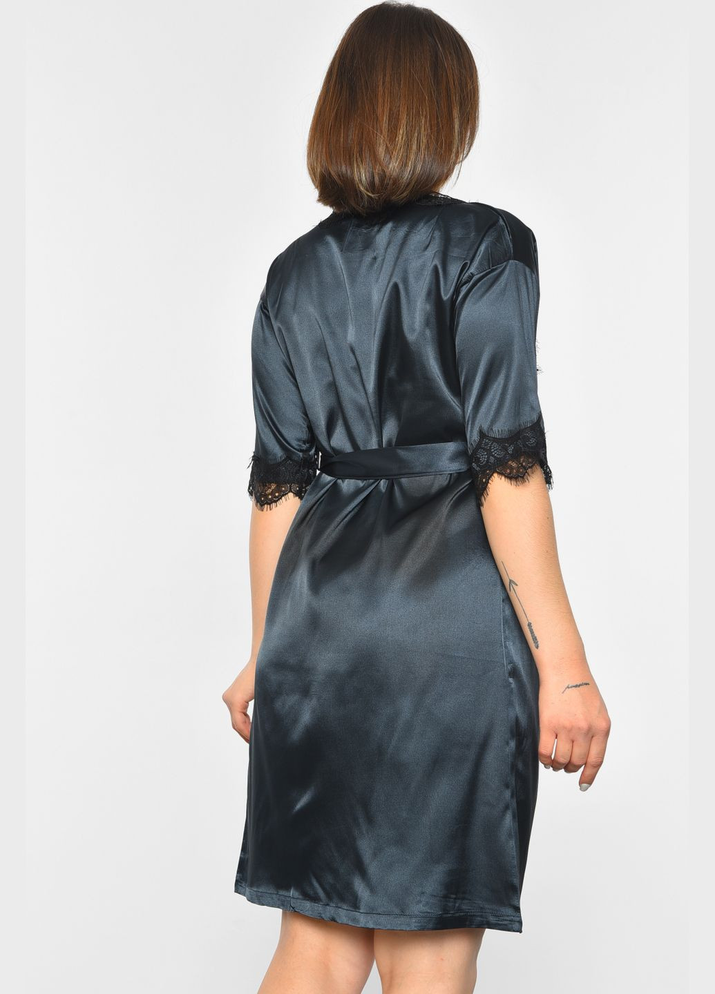 Набір халат + сорочка жіночий світло-рожевого кольору Let's Shop (303509237)