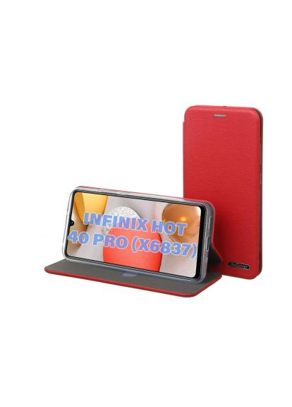 Чохол до мобільного телефона (711155) BeCover Exclusive Infinix Hot 40 Pro (X6837) Burgundy Red (364549720)