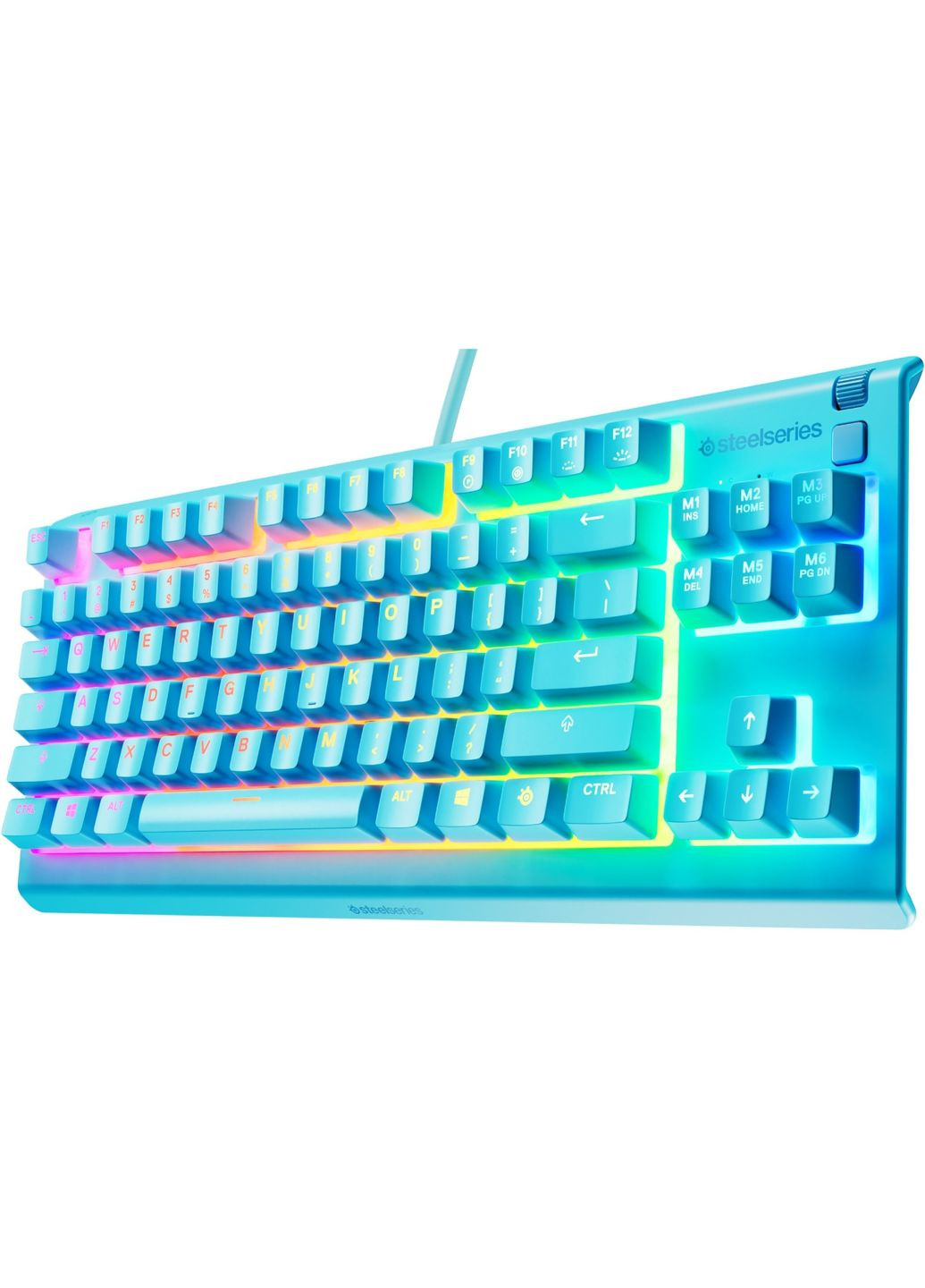 Клавіатура ігрова Apex 3 TKL UA Aqua SteelSeries (360604957)