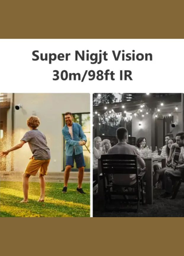 Камера відеоспостереження, бездротова поворотна Wi-Fi камера Bullet 2C 4MP IMOU (292866389)