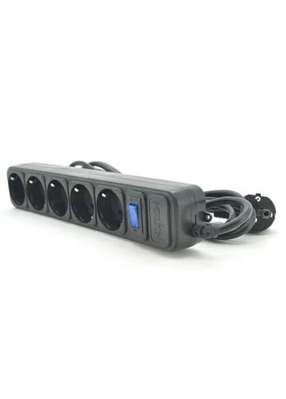 Сетевой фильтр Merlion 1.8 м 5 розеток черный (B518) No Brand (390079869)