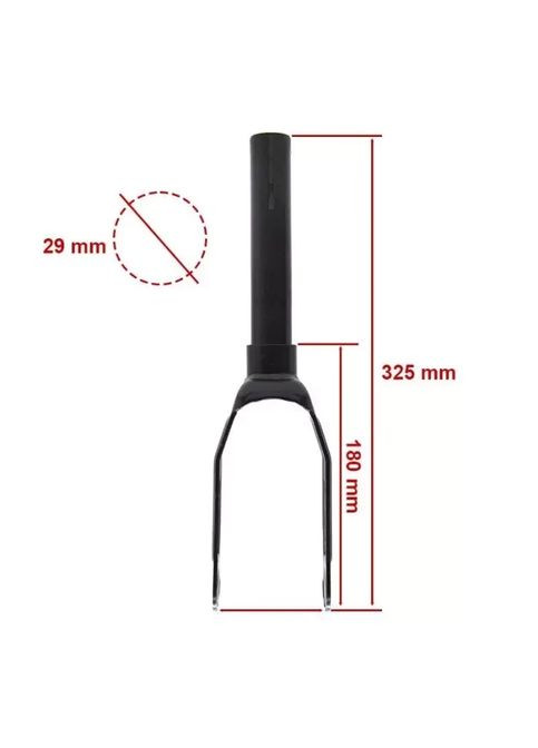 Вилка передняя в сборе с пластиковой накладкой для электросамоката, белая - Xiaomi M365 / PRO / PRO 2 / 1S / Lite No Brand (368785439)