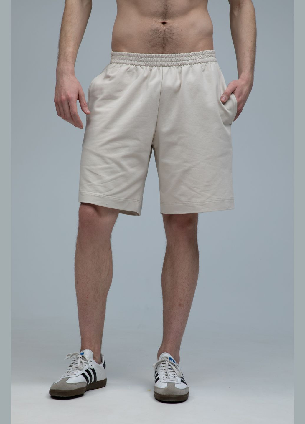 Шорты базовые бежевые мужские RAY Basic (330027222)