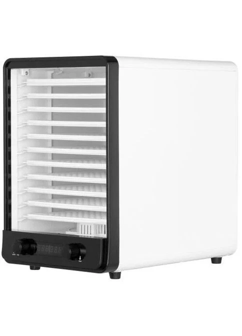 Сушарка овочів та фруктів FDB-1138, White, 550W, керування механічне з відображенням режимів на дисплеї, 10 лотків + 1 решітка, Ardesto (395343983)