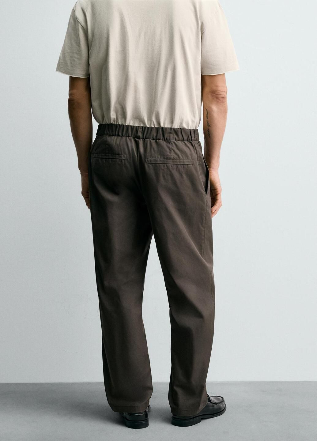 Коричневые повседневный демисезонные брюки Zara