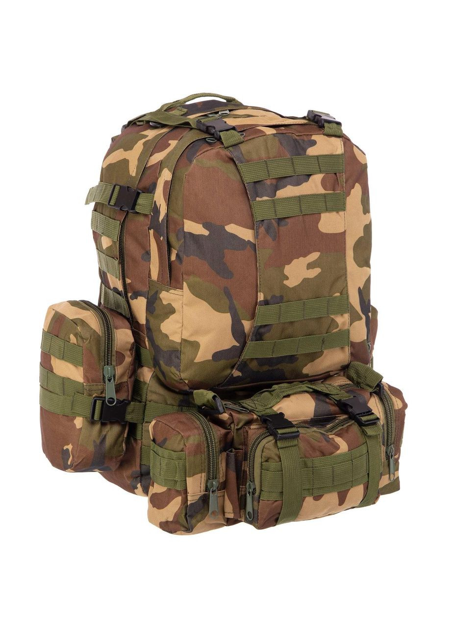 Рюкзак тактический трехдневный штурмовой (нейлон, оксфорд 900D, р-р 48x31x20, 30л, Камуфляж Woodland) (ZK-5504 SP-Sport (361434906)