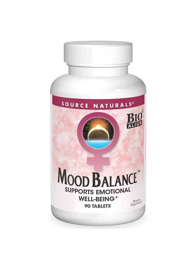 Комплекс вітамінів та мінералів Eternal Woman Mood Balance, 90 таблеток для жінок Source Naturals (333340350)