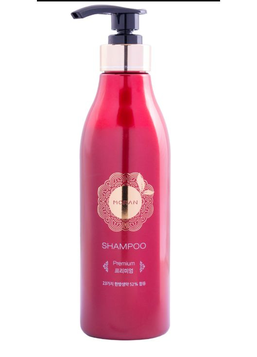 Premium шампунь против выпадения волос с 23 тибетскими травами, 500 мл Moran (361148197)