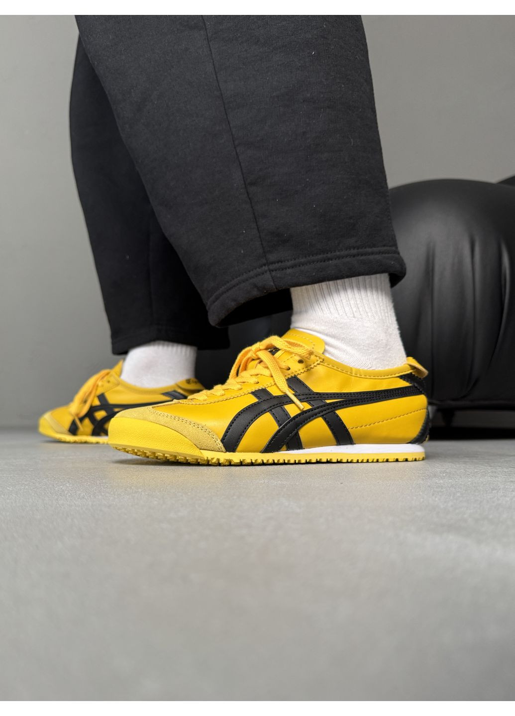 Цветные демисезонные кроссовки мужские asics onitsuka tiger mexico yellow асикс онитцука тайгер No Brand