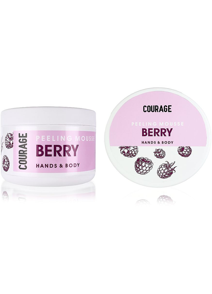 Пілінг-мус для тіла "Ягода" Hands&Body Berry Peeling Mousse 300ml (827129-57634) Courage (368608266)