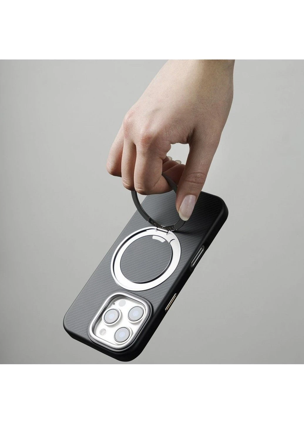 Чохол Reinforce Case with Magnetic Ring iPhone 16 Pro Max Black Proove (382777087)