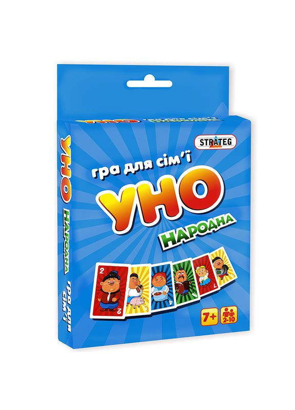 Настольная игра "Уно народное" 7014ST укр. Strateg (301790471)