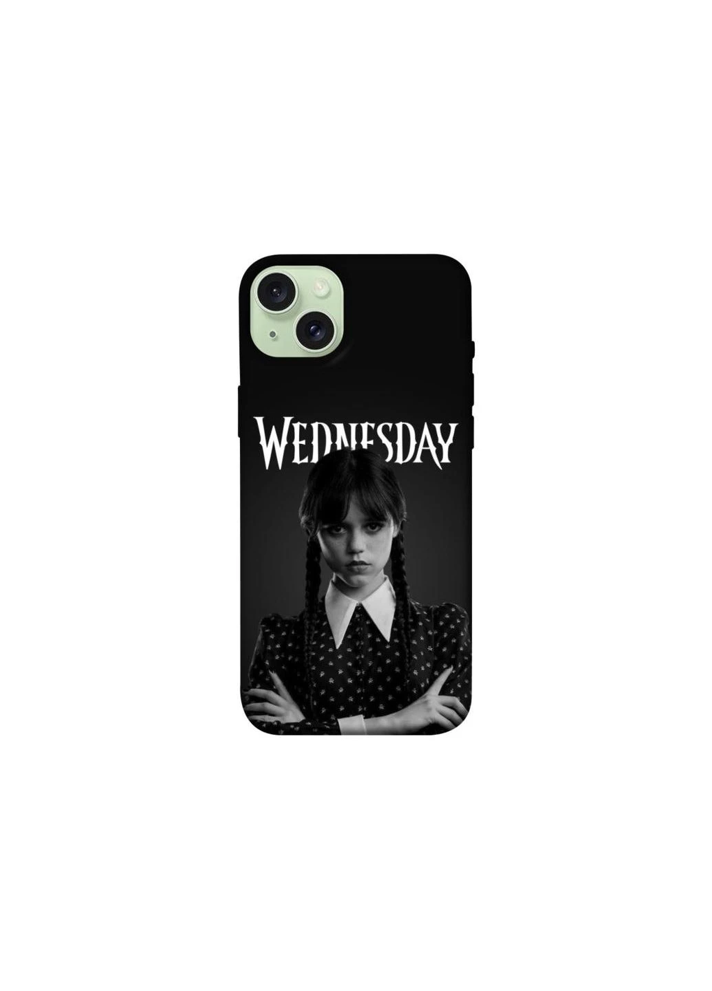 Чехол на Apple iPhone 15 Plus (6.7") Dark Mood Wednesday Frontalka (354354457)