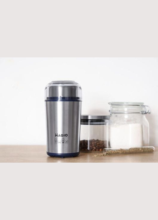 Мультимолка МG-194/200Вт/100 гр/нерж.корпус/сменная чаша/для специй,круп,кофе Magio (324621233)