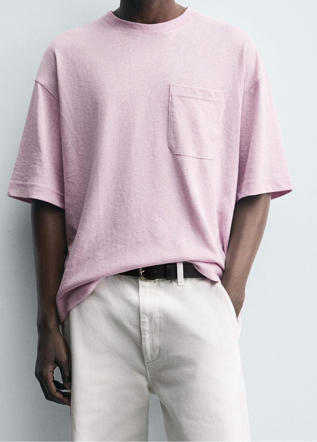 Сиреневая футболка Zara