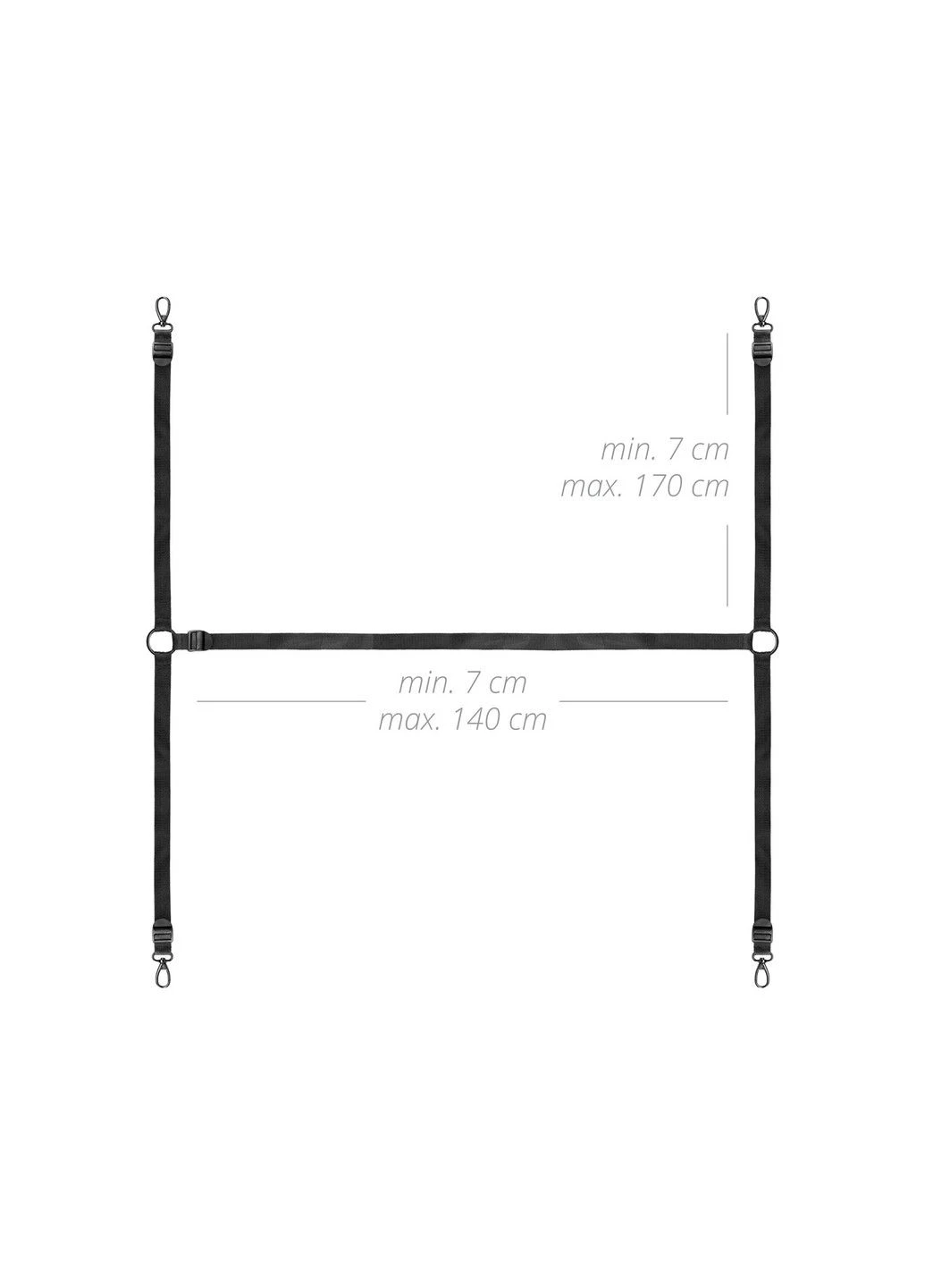 Фіксатор на ліжко з наручниками та поножами : Under the bed Restraint Bondage Set Bedroom Fantasies (302297852)