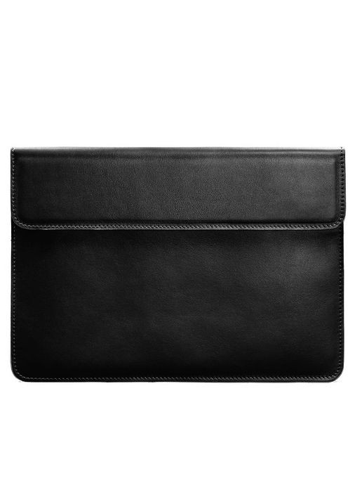 Кожаный чехол-конверт на магнитах для MacBook 15-16 дюйм Черный (A-027543) BlankNote (329899483)