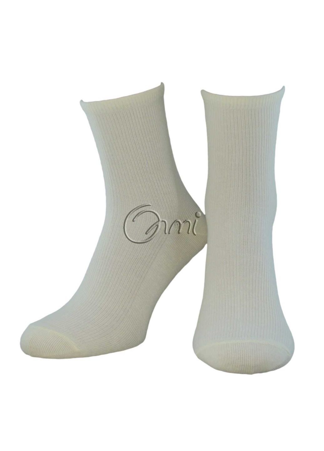 Молочні шкарпетки жіночі 3416р.21-23 білий Дюна (369926584)