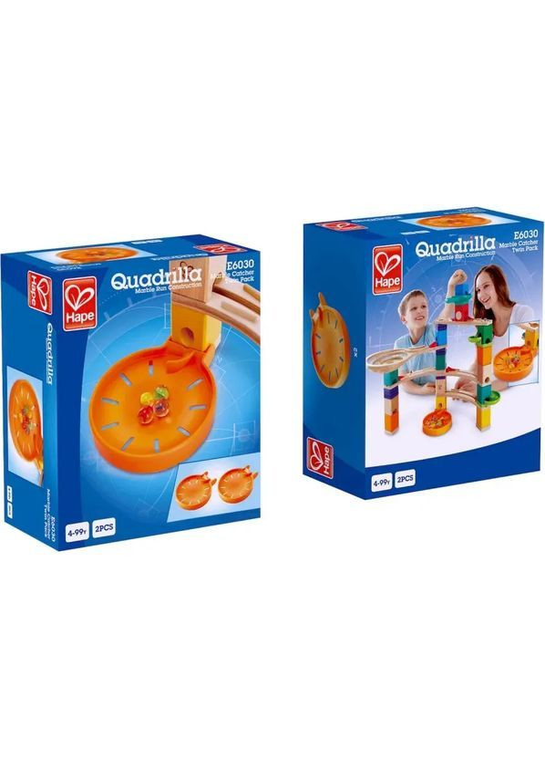 Детали для конструктора-лабиринта Quadrilla 2 элемента () Hape E6030 (366578397)