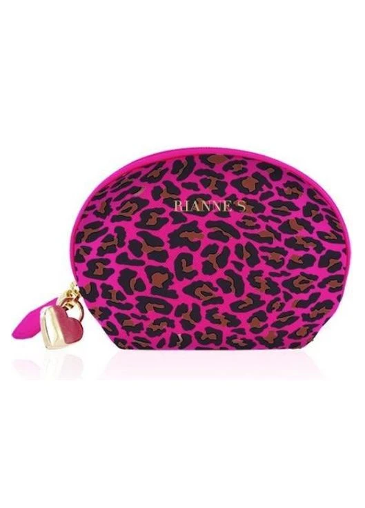 Міні-вібромасажер Lovely Leopard Mini Wand PinkRIANNE S 8139 RIANNE S (392050398)