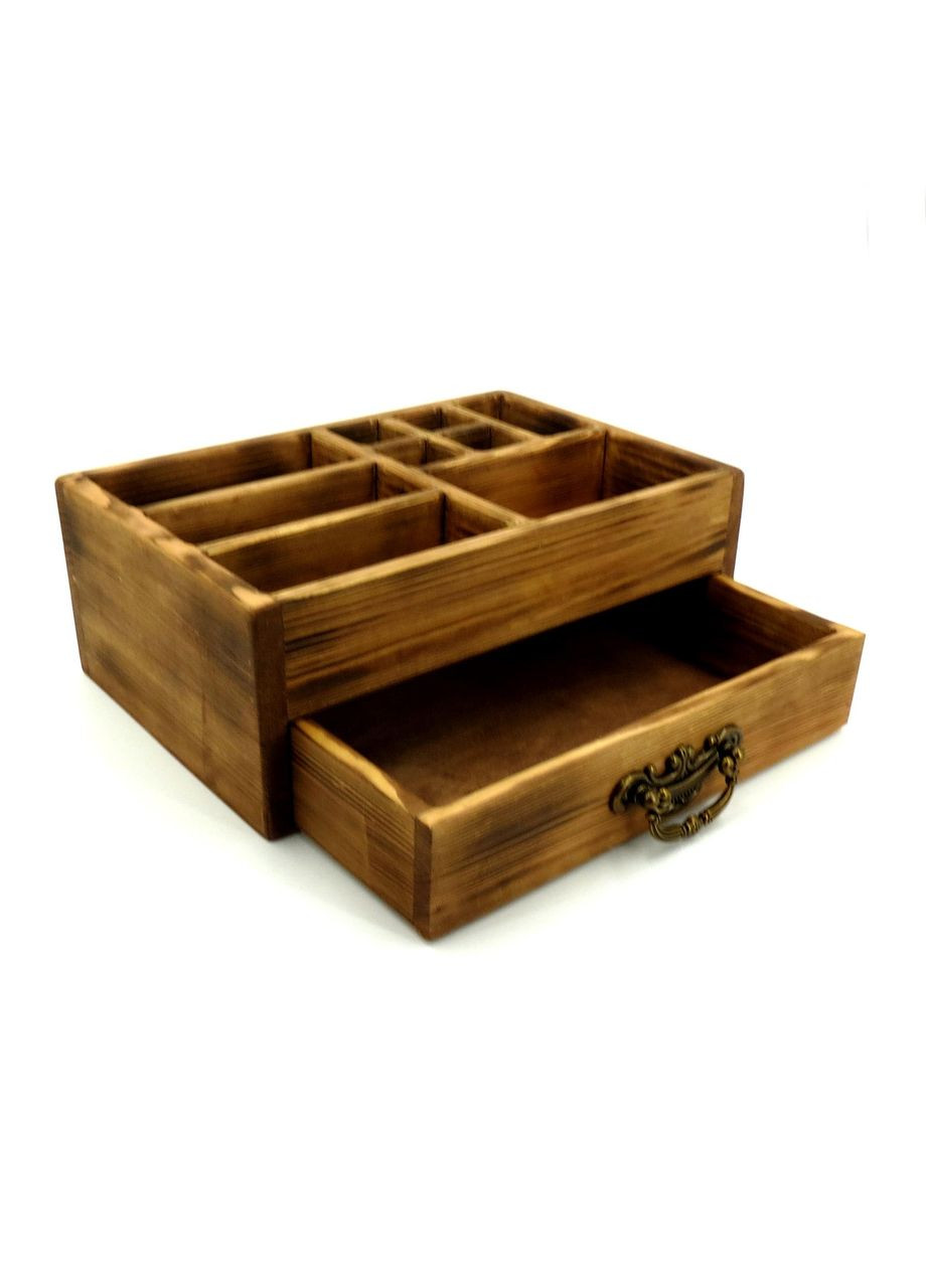 Органайзер настільний з дерева Танжер латте (КНЦ-006316) No Brand (328226683)