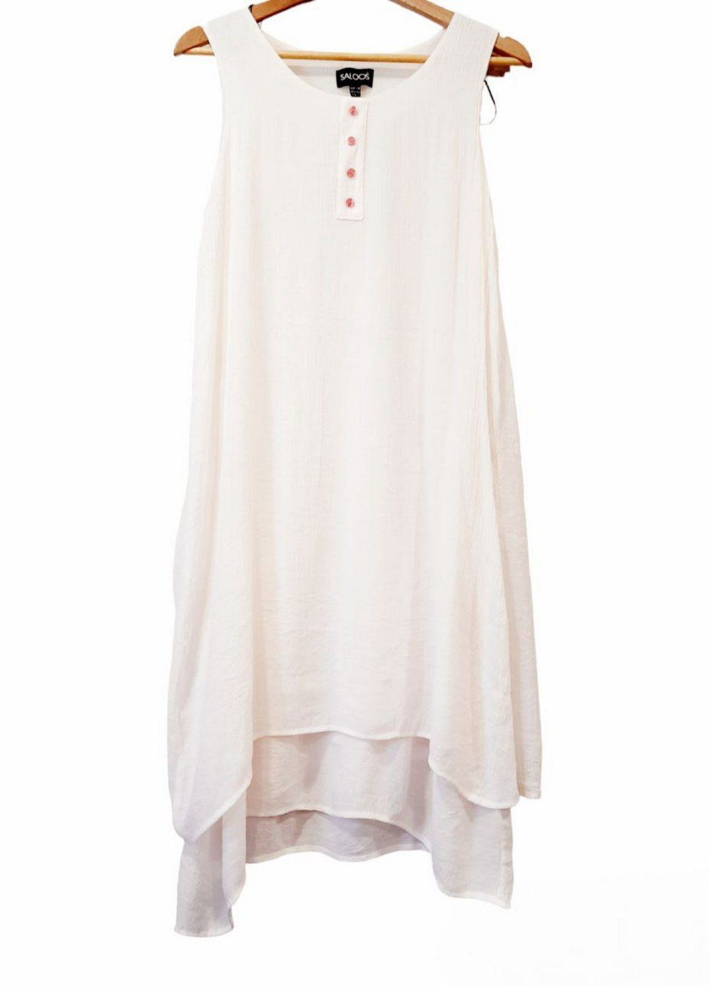 Світло-рожева сукня-туніка No Brand однотонна