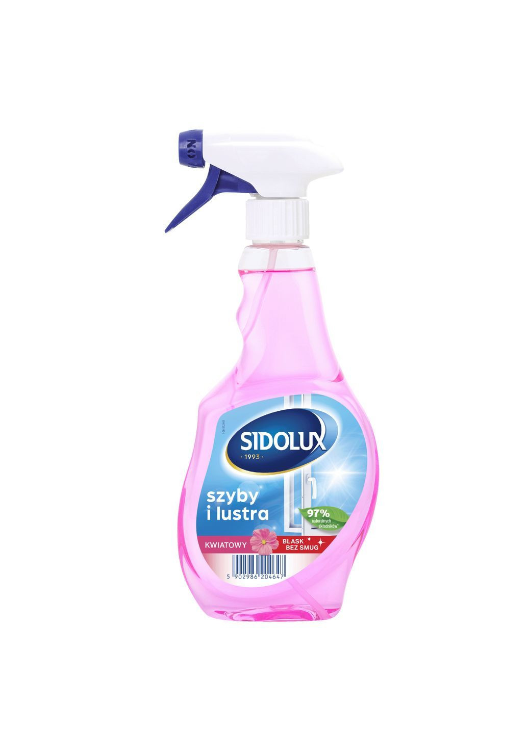 Средство для мытья окон и стеклянных поверхностей Crystal Цветочный, 500 мл Sidolux 5902986261275 (369920688)