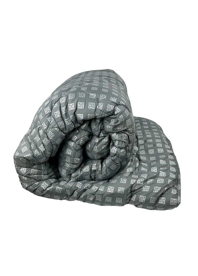 Ковдра напівторна закрита Квадрат 20386 150х210 см сіра Arda (335584876)