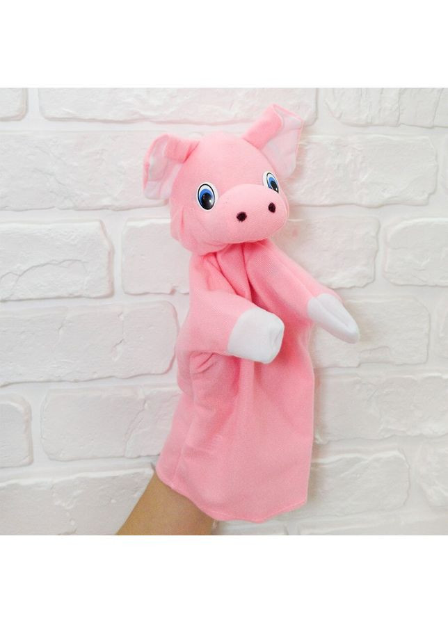 Ляльковий театр Порося з велюру для дітей від 3 років іграшка для театралізованих ігор ProDobro (366031025)