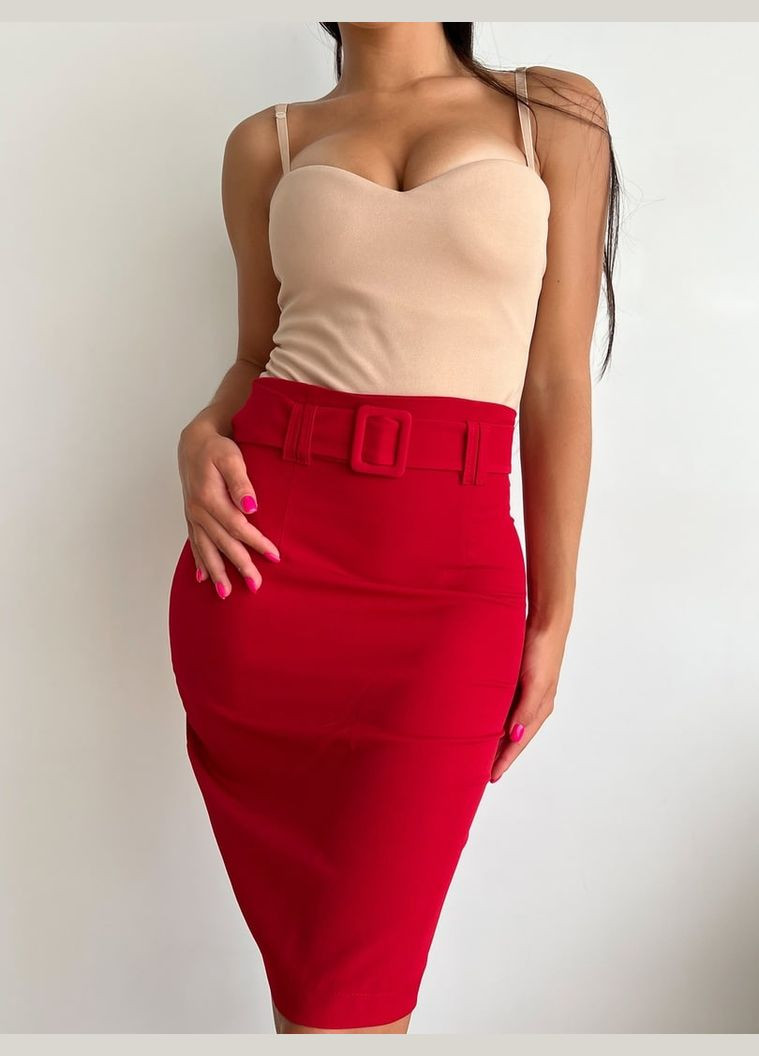 Красная юбка No Brand