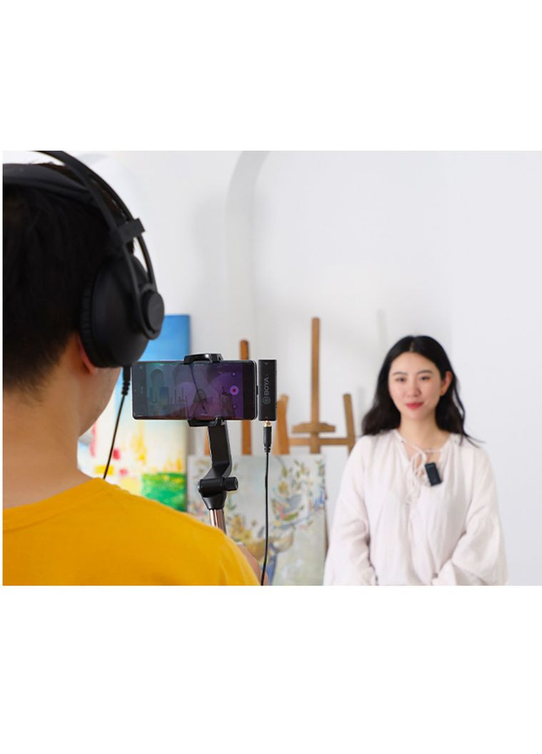 Бездротовий мікрофон для телефону цифровий 100м BYXM6-S5 Boya (316092810)