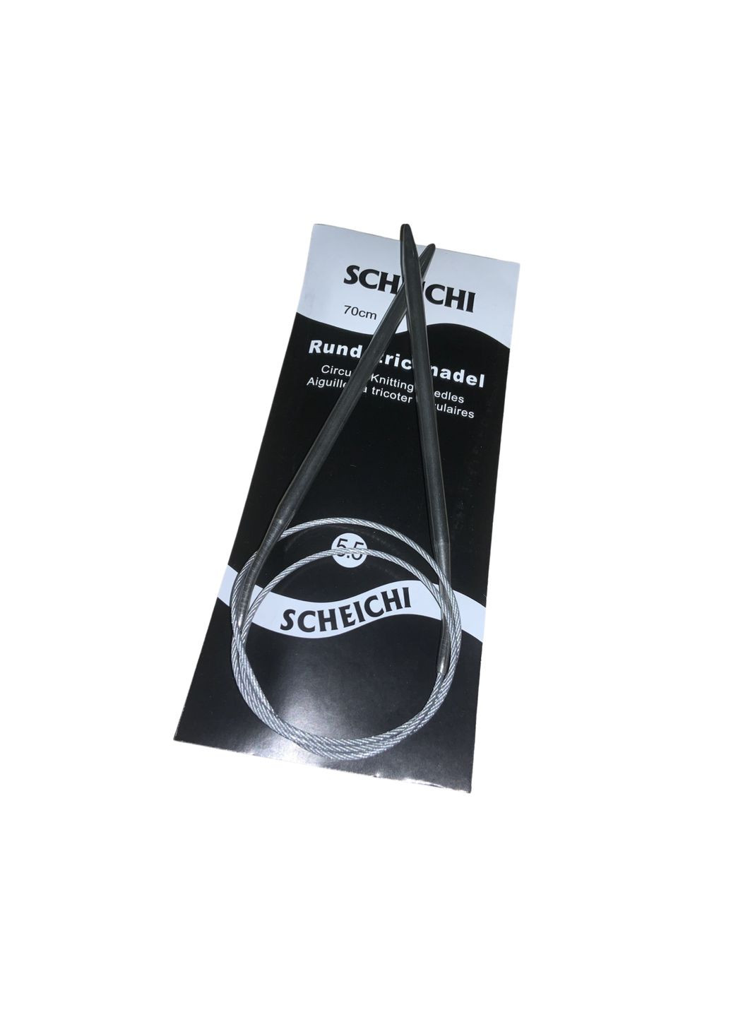 Спиці металеві кругові на тросі 70см/№5.5 FROM FACTORY SD55 (335396726)