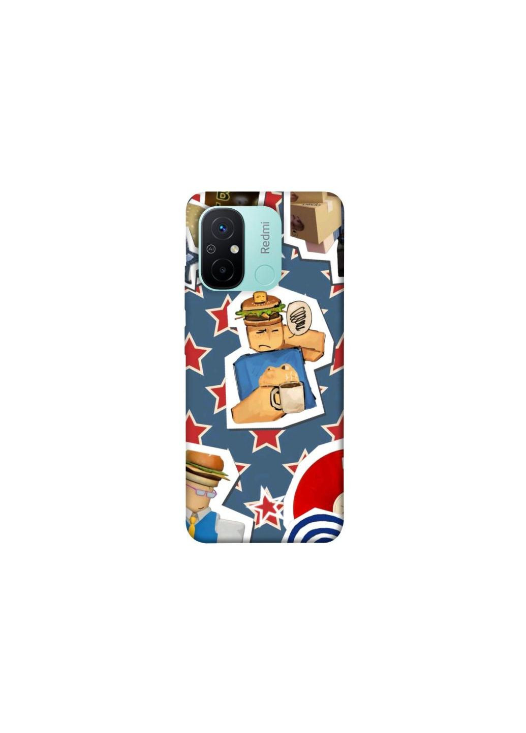 Чехол на Xiaomi Redmi 12C / Poco C55 Roblox v2 Frontalka (361986107)