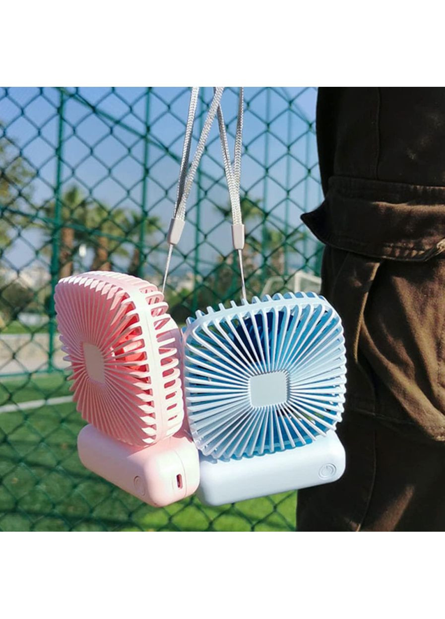 Вентилятор портативный USB Blue No Brand (365721866)