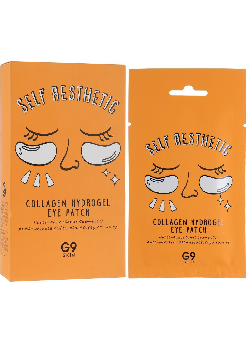 Патчі для очей, гідрогелеві, з колагеном Self Aesthetic Collagen Hydrogel Eye Patch 5x3g (2-987264) G9SKIN (369790055)