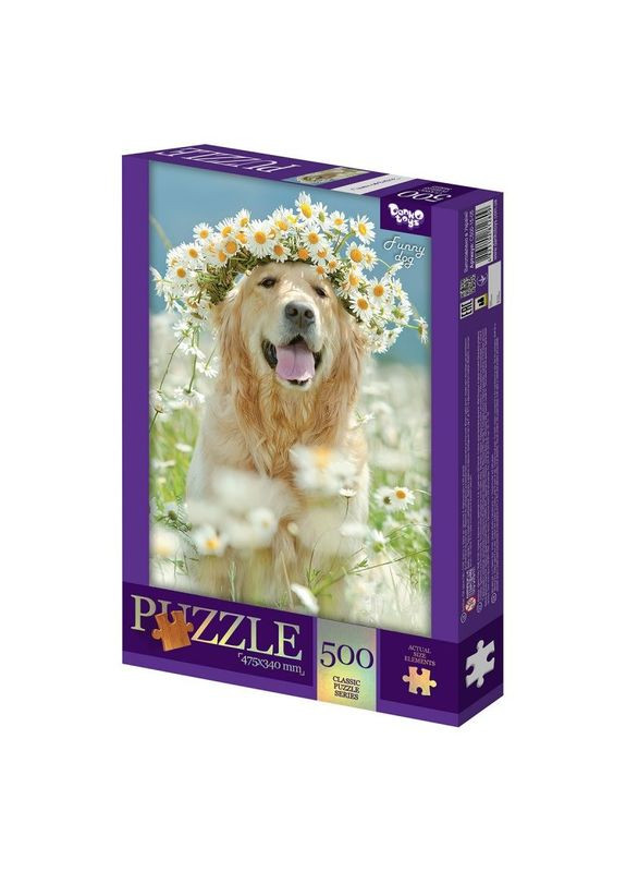 Пазл класичний "Funny dog" C500-15-12, 500 елементів Danko Toys (319146302)