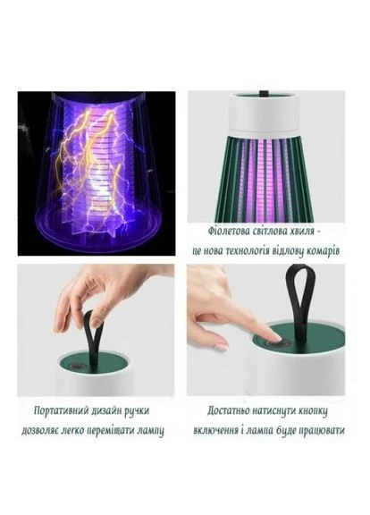 Знищувач комах Electric Shock Mosquito killing lamp, антимоскітна лампа, стійка до погодних умов, на 20м.кв. No Brand (315719866)