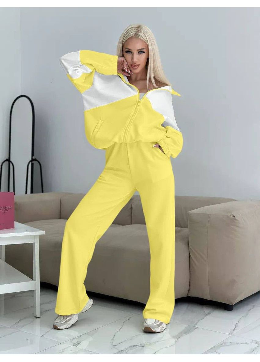 Женский спортивный костюм свободного кроя на флисе MonCher (363849289)