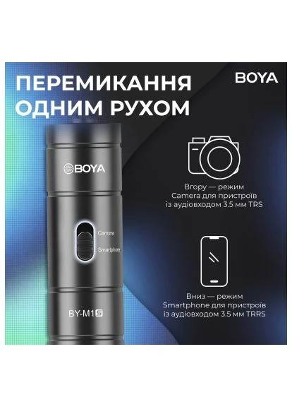 Микрофон (BY-M1S) Boya BY-M1S Black (380506656)