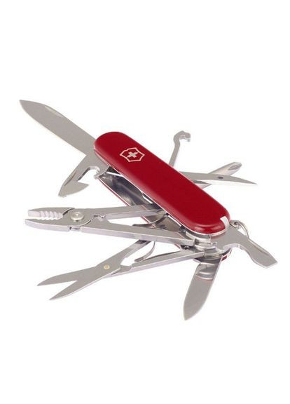 Комплект Ніж Deluxe Tinker Red 1.4723 + Чохол з ліхтариком Police Victorinox (317303614)