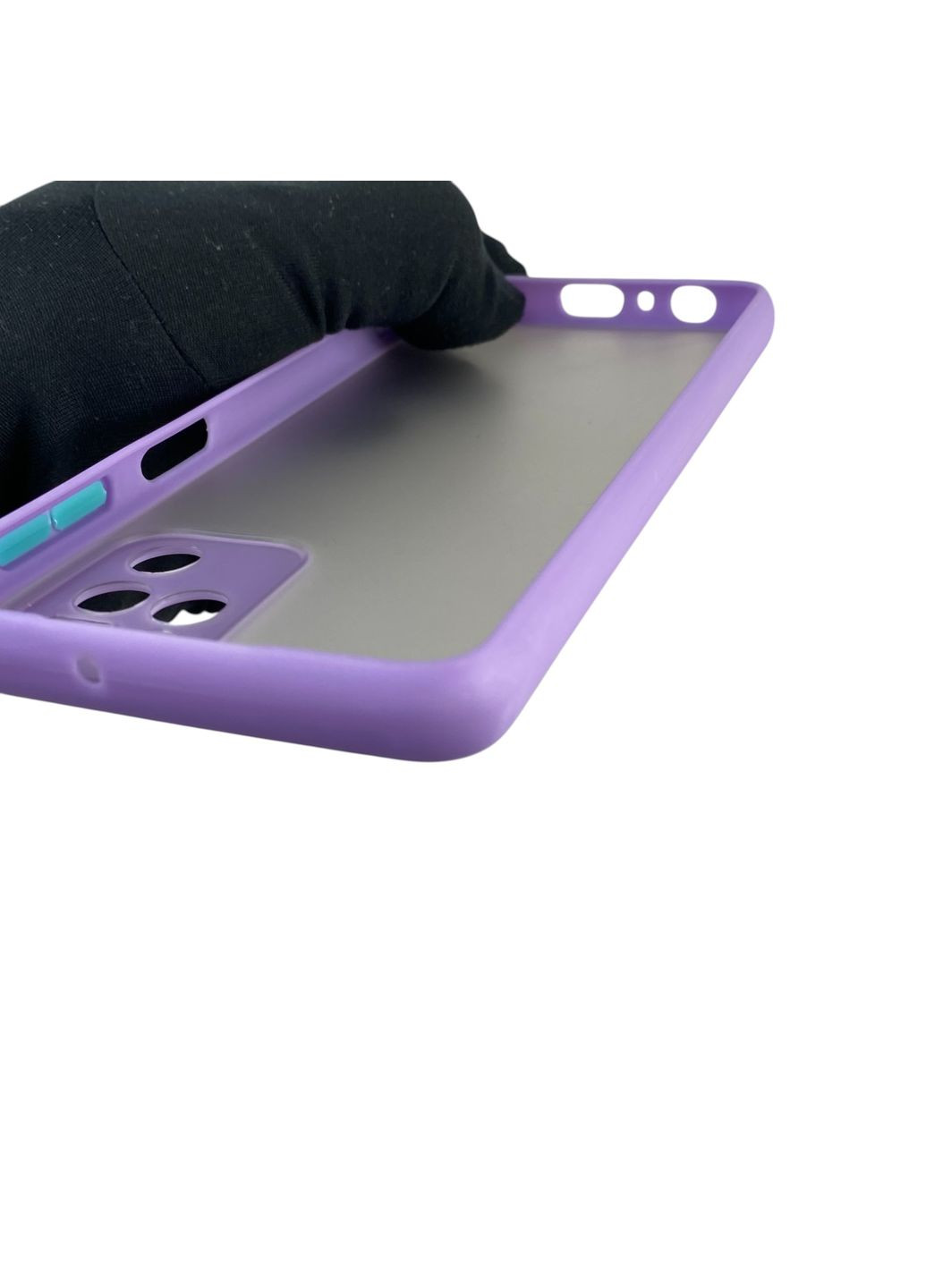 Чехол для телефона Galaxy M32 4G (SM-M325F) с высокими бортами защитой камеры на самсунг м32 сиреневый Samsung (366235121)