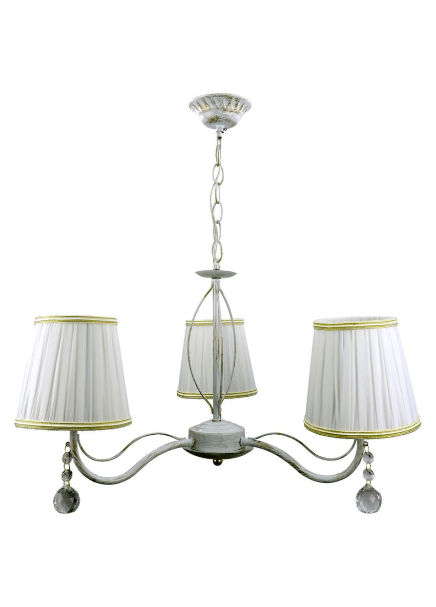 Люстра підвісна на 3 лампочки 25391 Білий 40-58х50х50 см. Sunnysky (364496267)