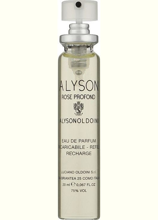 Rose Profond 20 мл Парфюмированная вода Alyson Oldoini (324269899)